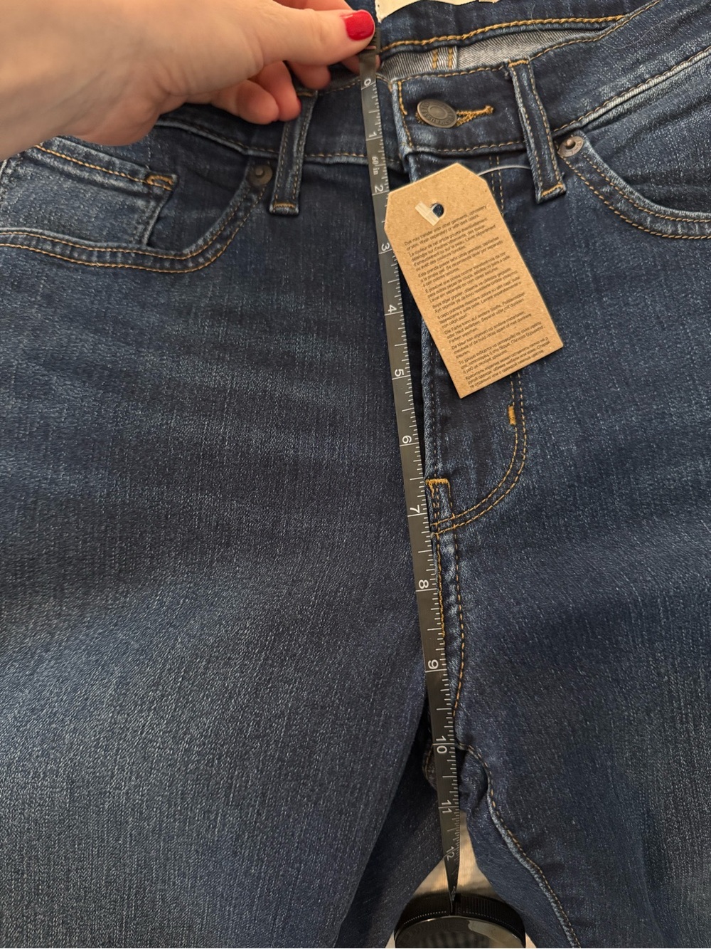 NWT Levi's Dark Indigo Women's Skinny Jeans Size 10S - Picture 4 of 6